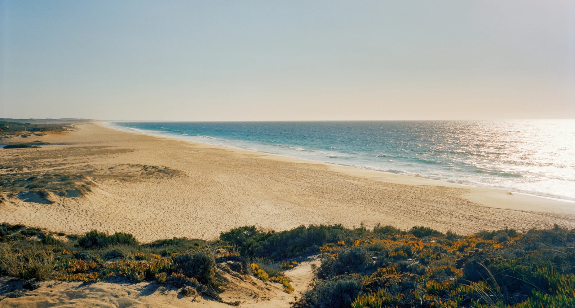 Surrounded by untouched dunes