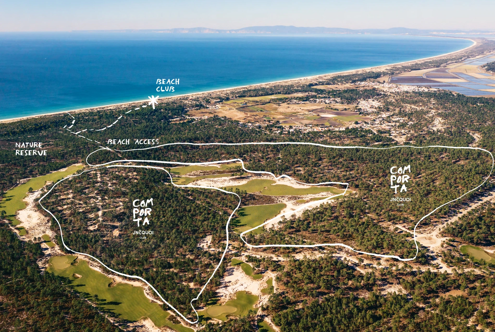 Mapa JNcQUOI Comporta